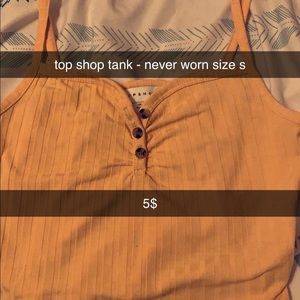 top shop yellow tank